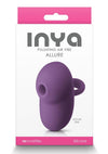 Inya Allure Rechargeable Silicone Clitoral Stimulator - Purple