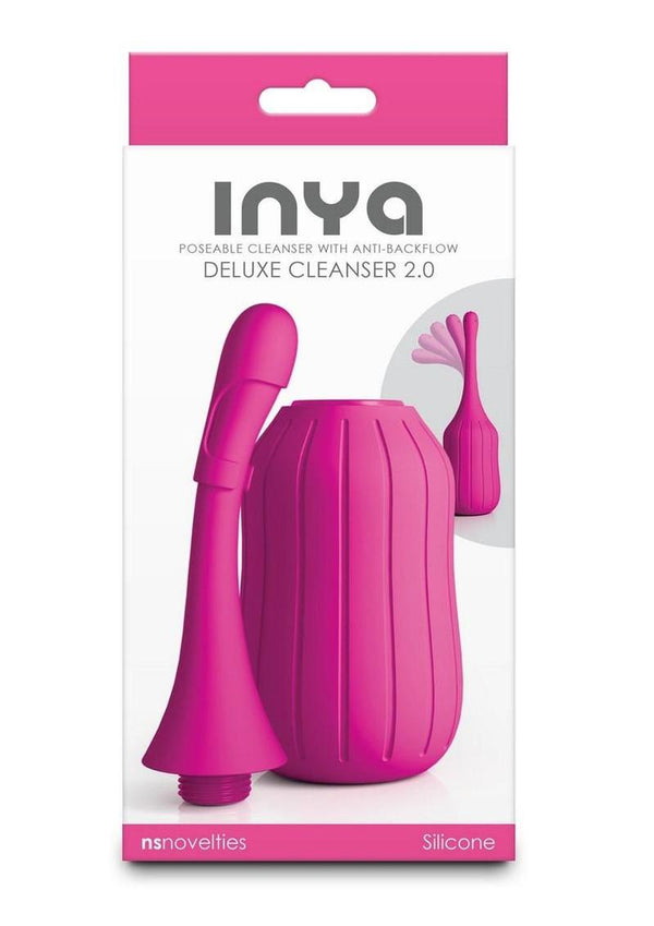 Inya Deluxe Cleanser 2.0 Silicone Enema - Pink