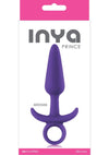 Inya Prince Silicone Butt Plug - Purple - Medium