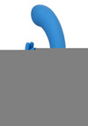 Jack Rabbit Elite Suction Rabbit Rechargeable Silicone Vibrator with Clitoral Stimulator - Blue