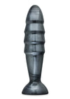 Jet Destructor Butt Plug - Carbon Metallic - Black