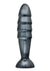Jet Destructor Butt Plug - Carbon Metallic - Black