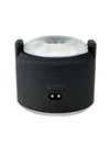 Kiiroo Powershot Interactive Dual Motor Rechargeable Silicone Male Vibrating Masturbator - Black/Clear