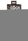 King Cock Elite Dual Density Vibrating Rechargeable Silicone with Remote Control Dildo - Vanilla - 7in