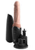 King Cock Plus Thrusting Cock Pro Rechargeable Silicone Dildo - Vanilla - 5.5in