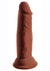 King Cock Plus Triple Density Dildo - Chocolate - 6in