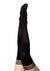 Kixies Danielle Opaque Thigh High Tights - Size B - Black - Medium