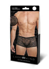 Lace King Lace Boxers - Black - Large/XLarge
