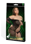 Lapdance Lingerie Diamond Mesh Cutout Minidress - Queen Size - Glow In The Dark