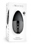 Le Wand Point Rechargeable Silicone Contoured Mini Vibrator - Black