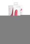 Le Wand Thrust Rechargeable Silicone Clitoral Vibrator - Raspberry/Red