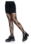 Leg Avenue Alien Net Tights - Black - One Size