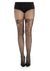 Leg Avenue Illusion Lace Top Net Striped Tights - Black - One Size