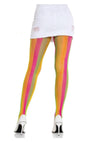 Leg Avenue Neon Rainbow Striped Tights