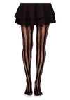 Leg Avenue Net and Opaque Striped Tights