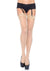 Leg Avenue Sheer Nylon Thigh High with Lace Top - Nude - Plus Size