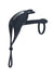 Levelz Adjustable Bunny Vibrating Rechargeable Silicone Lasso Cock Ring and Shaft Loop - Black