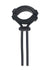 Levelz Detachable Wide Adjustable Silicone Lasso Cock Ring - Black - 5mm