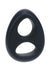 Levelz Double Liquid Silicone Cock and Ball Ring - Black