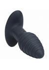 Levelz Vibrating and Rotating Ribbed Silicone Rechargeable Anal Plug with Remote Control