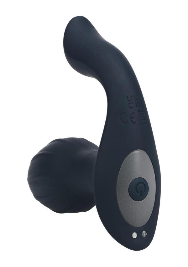 Levelz Vibrating and Rotating Silicone Rechargeable Anal Plug with Ball Stimulator