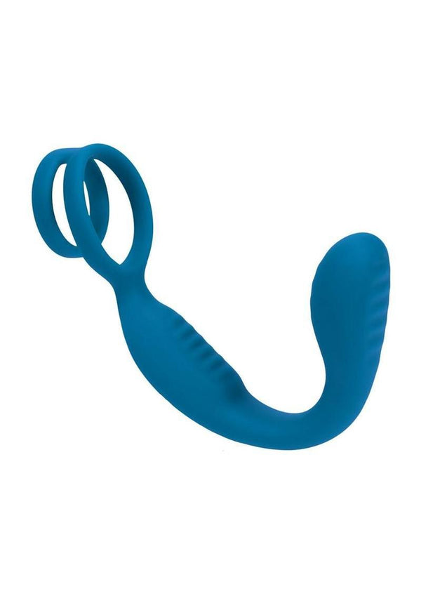 Levelz Vibrating Silicone Rechargeable Prostate Stimulator with Cock and Ball Ring