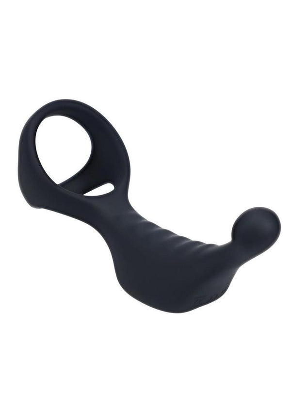 Levelz Vibrating Silicone Rechargeable Prostate Stimulator with Tri O Cock Ring