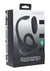 Levelz Vibrating Silicone Rechargeable Tri O Cock Ring with Prostate Stimulator and Remote Control - Black