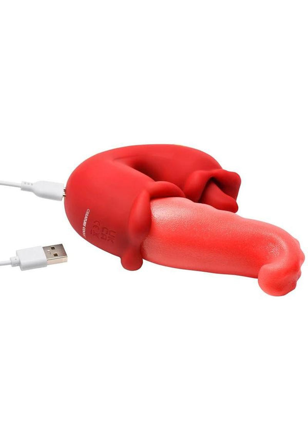Lickgasm Lick Lasher Rechargeable Silicone Licking Vibrator
