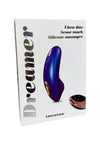 Love to Love Dreamer Silicone Rechargeable Sense Touch Vibrator with Remote - Iridescent Night - Blue