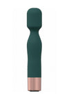 Loveline Glamour Silicone Rechargeable 10 Speed Mini Wand - Forest - Green