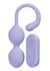 Loveline Pelvifit Beads 10 Function Vibrating Rechargeable Silicone Kegel Vibe with Remote Control - Lavender/Purple