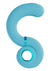 Loveline Tic-Tac Tapping Swirl Rechargeable Silicone Vibrator - Blue