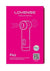 Lovense Fizz Dual-Head Rechargeable Silicone Clitoral Vibrator with Oral-Like Suction and Tapping - Pink/White