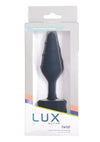 Lux Active Twist Rechargeable Silicone Anal Plug - Blue - Large