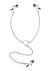Lux Fetish Adjustable Nipple and Clitoral Clamps - Black