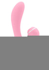 Luxe Aura Rechargeable Silicone Clitoral Stimulator - Pink