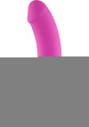 Luxe Beau Vibrating Silicone Dildo - Pink - 8.5in
