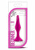 Luxe Beginner Plug Silicone Butt Plug - Pink - Small