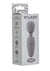 M'lady Rechargeable Silicone Tiny Vibrating Wand - Grey