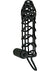 Mack Tuff Vibrating Silicone Cockcage Cock Ring - Black