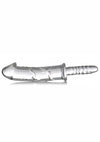 Master Series Battle Rammer Phallic Glass Thruster - Clear