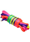 Master Series Bondage Rope - Multicolor/Rainbow - 16ft