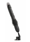 Master Series Double Pounder Silicone Vibrating Dildo Thruster with Remote