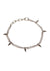 Master Series Punk Spiked Necklace - Silver
