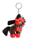 Master Series Scarlett Chainheart Bondage Pony Keychain - Red