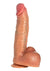 Master Series Silicone Dildo with Harness - Vanilla - 10in