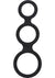 Maximizer Enhancer Silicone Cock Ring - Black