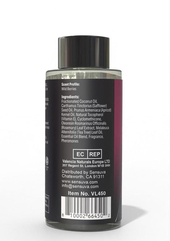 Me and You Pheromone Infused Luxury Massage Oil Berry Flirty - 2oz
