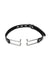 ME YOU US Spider Gag 2 Pu Leather and Metal Adjustable Strap Gag - Black/Silver
